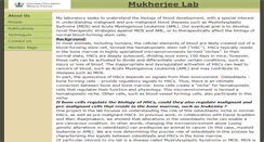 Desktop Screenshot of mukherjeelab.com
